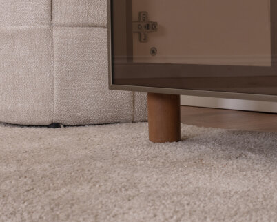 İtra 2 Kapaklı Gardırop Krem Gövde (Cam Kapak) - 7