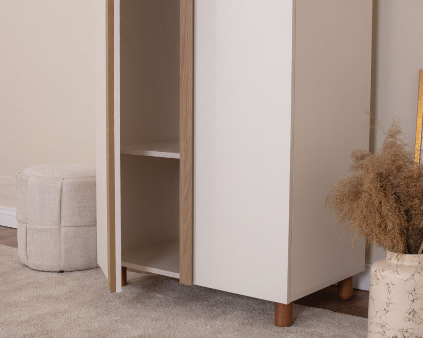 Vibe 2 Kapaklı Krem Gövde (Krem MDFLAM Kapak) - 4