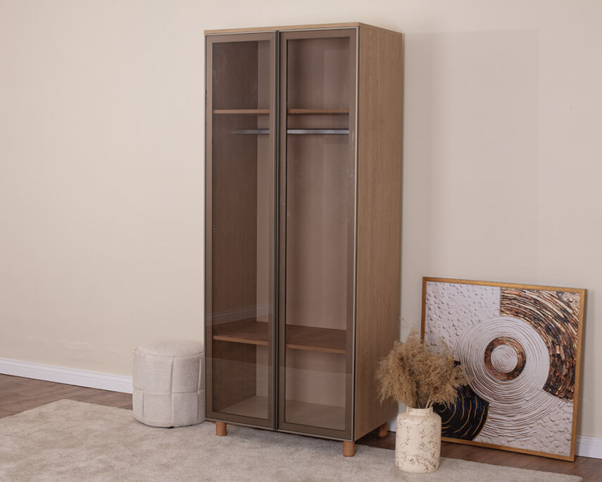 Vibe 2 Kapaklı Meşe Gövde ( Cam Kapak) - 