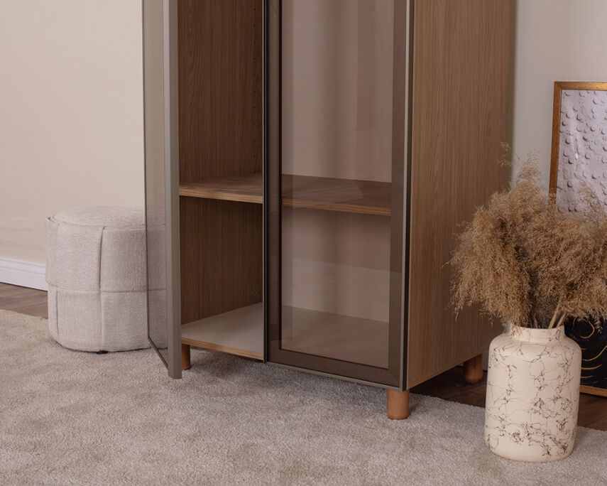 Vibe 2 Kapaklı Meşe Gövde ( Cam Kapak) - 4