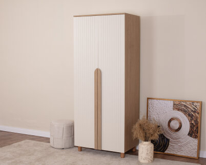 Vibe 2 Kapaklı Meşe Gövde (Krem Lake Kapak) - 