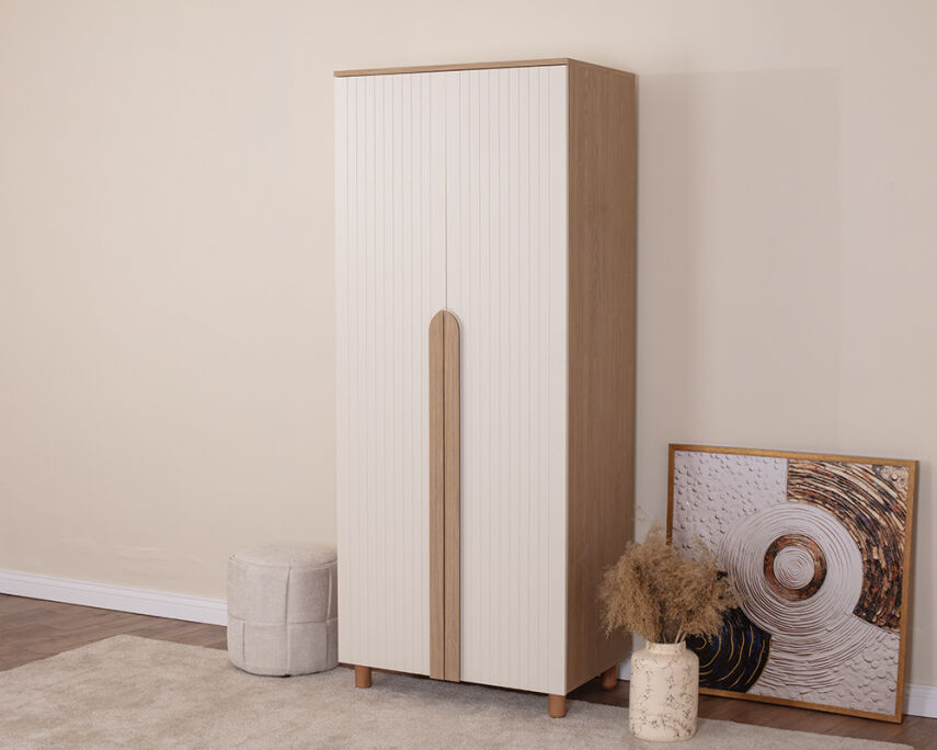 Vibe 2 Kapaklı Meşe Gövde (Krem Lake Kapak) - 