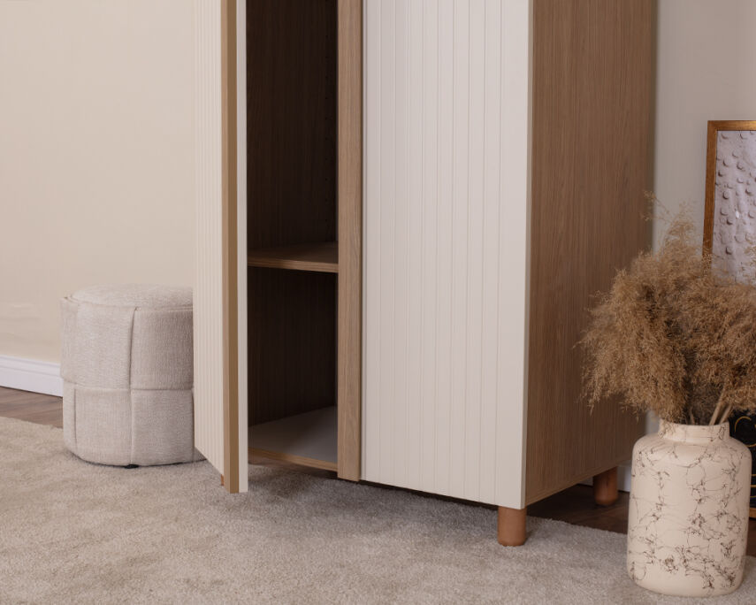 Vibe 2 Kapaklı Meşe Gövde (Krem Lake Kapak) - 4