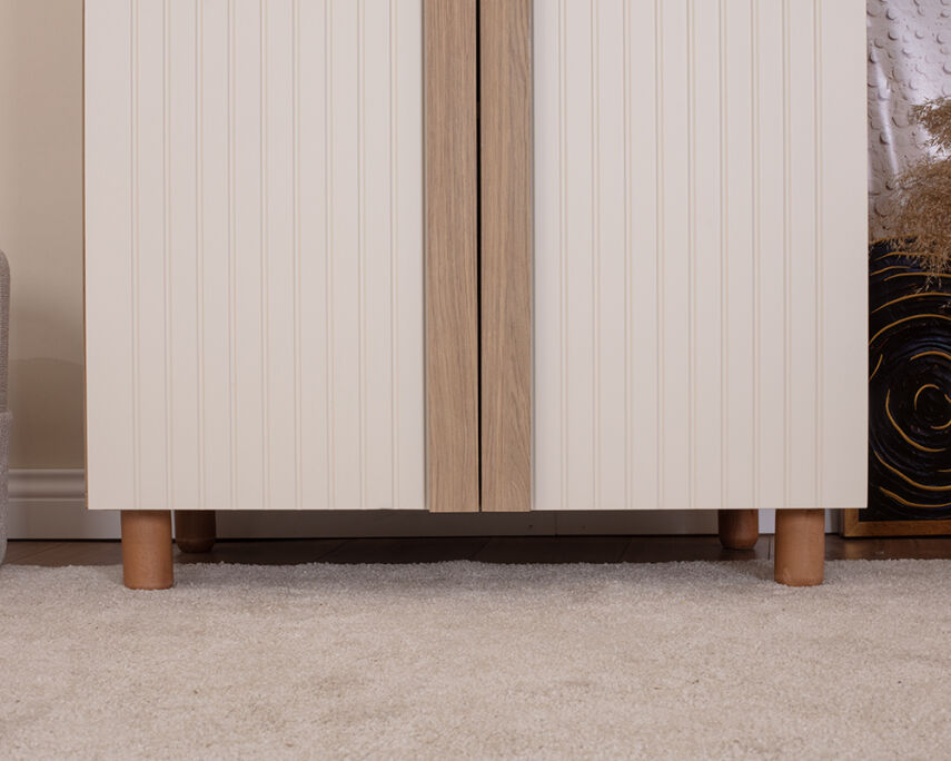 Vibe 2 Kapaklı Meşe Gövde (Krem Lake Kapak) - 7