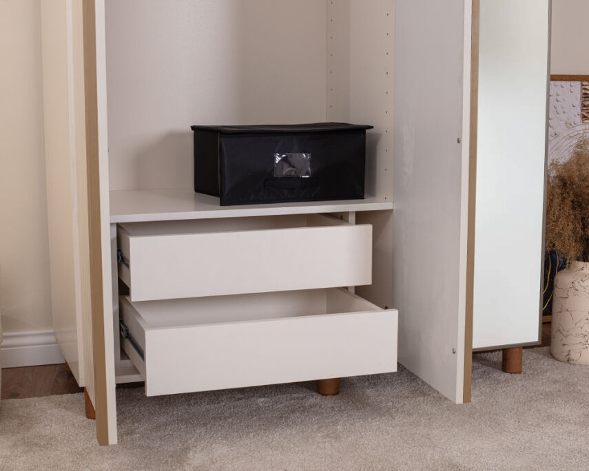 Vibe 3 Kapaklı Krem Gövde (2 Kapak Krem Lake 1 Kapak Aynalı) - 5