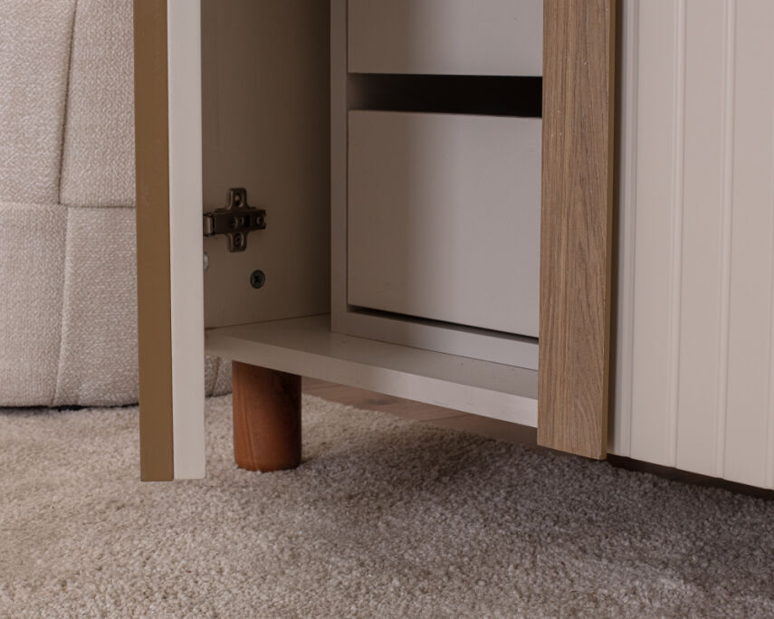 Vibe 3 Kapaklı Krem Gövde (2 Kapak Krem Lake 1 Kapak Camlı) - 7