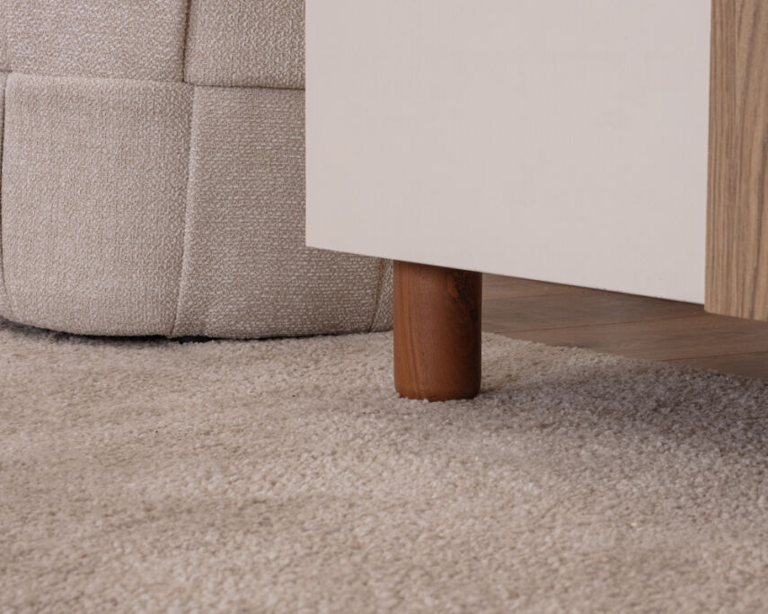 Vibe 3 Kapaklı Krem Gövde (2 Kapak Krem MDFLAM 1 Kapak Camlı) - 8