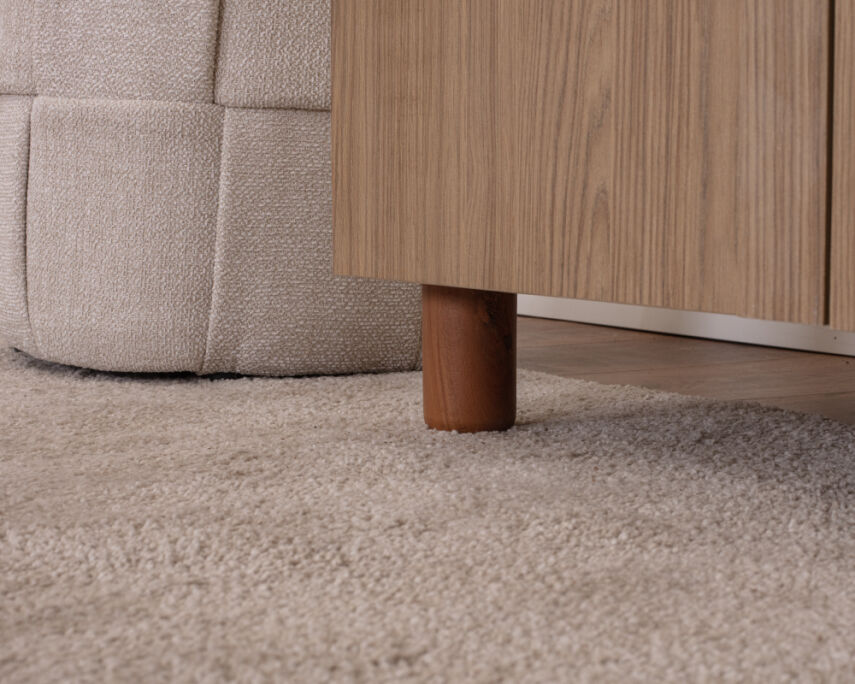 Vibe 3 Kapaklı Krem Gövde (2 Kapak Meşe MDFLAM 1 Kapak Aynalı) - 8