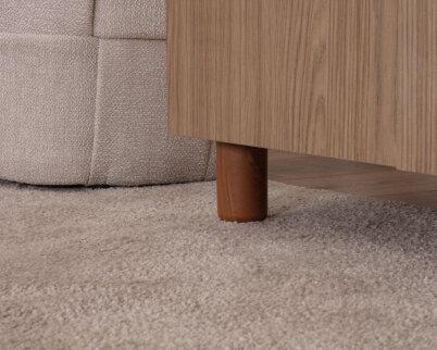 İtra 3 Kapaklı Gardırop Krem Gövde (2 Kapak Meşe MDFLAM 1 Kapak Camlı) - 8