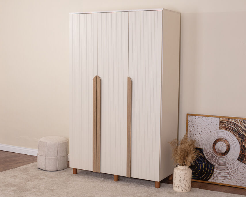 Vibe 3 Kapaklı Krem Gövde (Krem Lake Kapak) - 