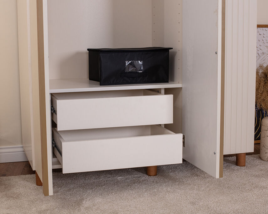 Vibe 3 Kapaklı Krem Gövde (Krem Lake Kapak) - 5