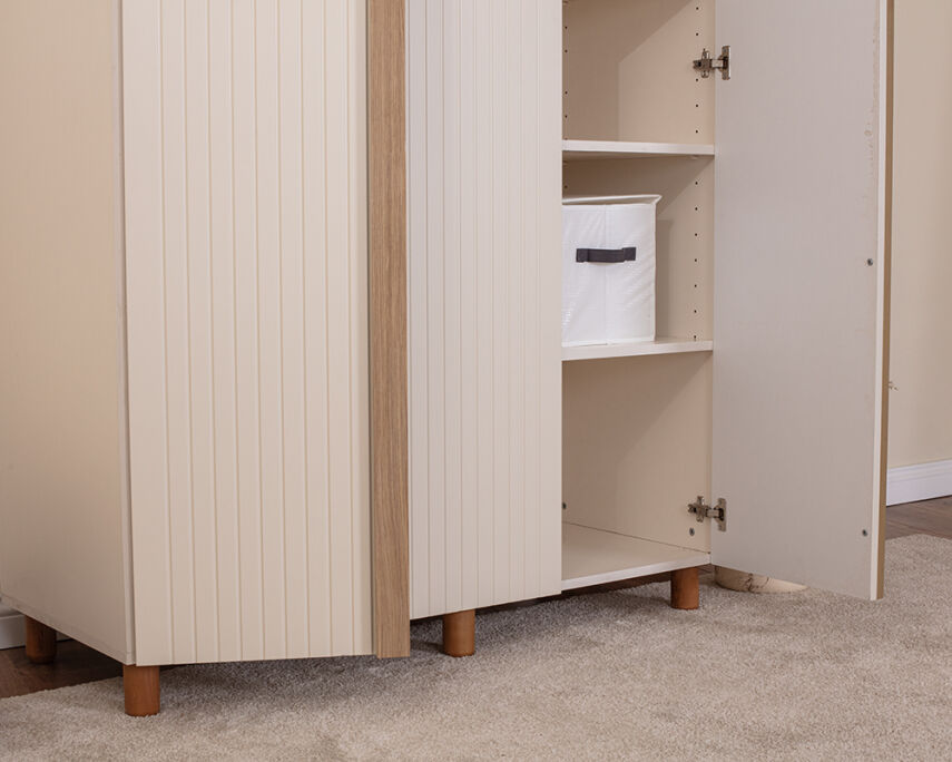 Vibe 3 Kapaklı Krem Gövde (Krem Lake Kapak) - 6