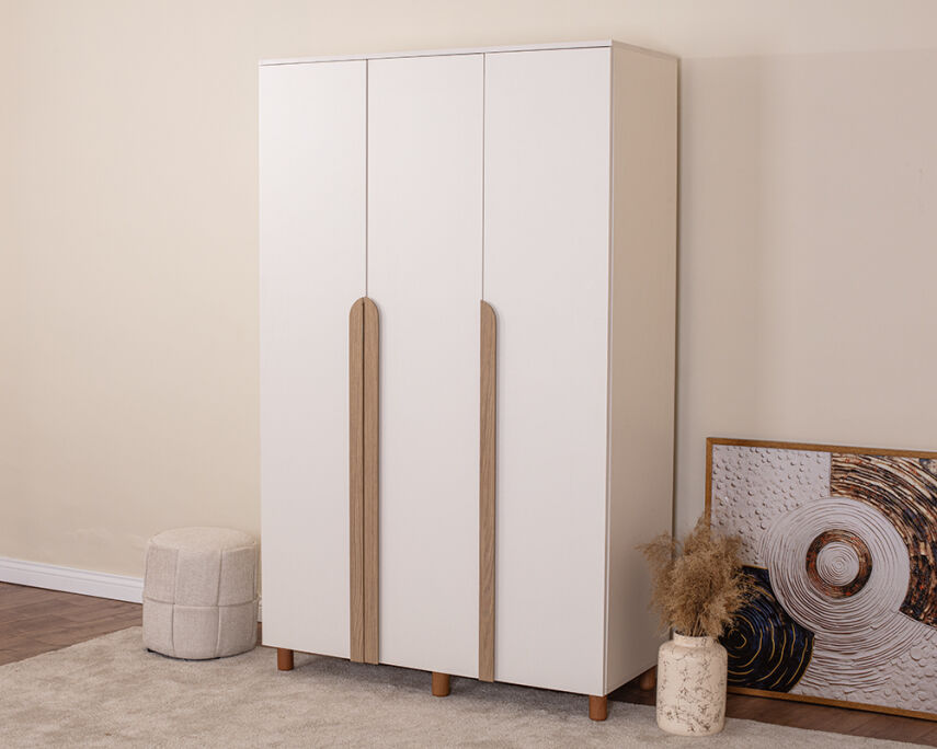 Vibe 3 Kapaklı Krem Gövde (Krem MDFLAM Kapak) - 