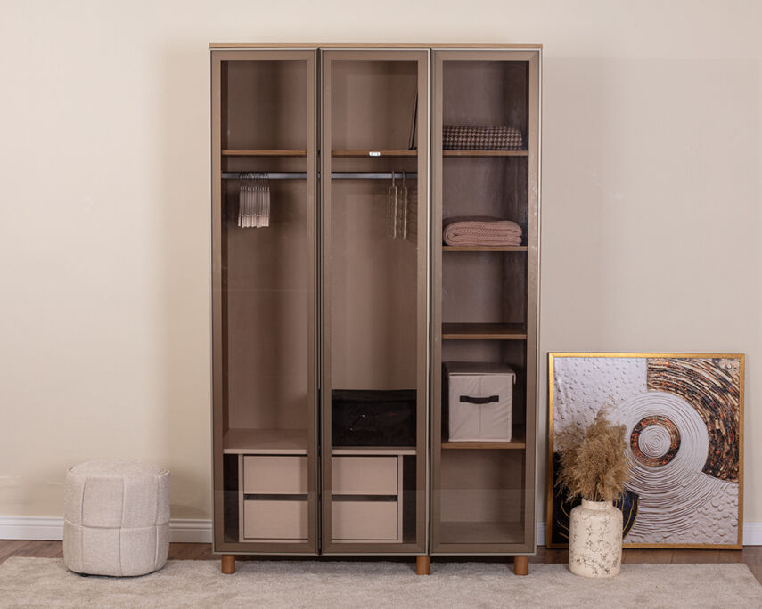 Vibe 3 Kapaklı Meşe Gövde (Cam Kapak) - 2