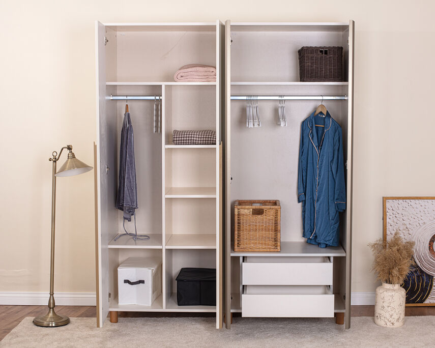 Vibe 4 Kapaklı Krem Gövde (2 Kapak Krem Lake 2 Kapak Aynalı) - 3