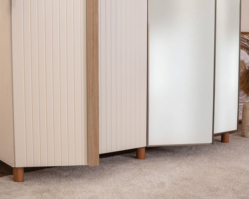 Vibe 4 Kapaklı Krem Gövde (2 Kapak Krem Lake 2 Kapak Aynalı) - 6