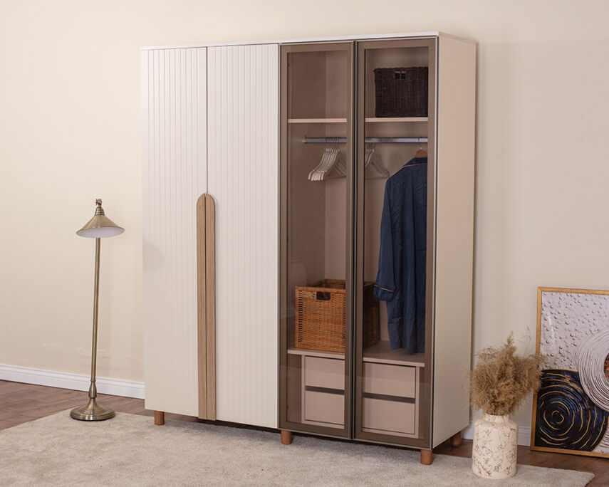 Vibe 4 Kapaklı Krem Gövde (2 Kapak Krem Lake 2 Kapak Camlı) - 2