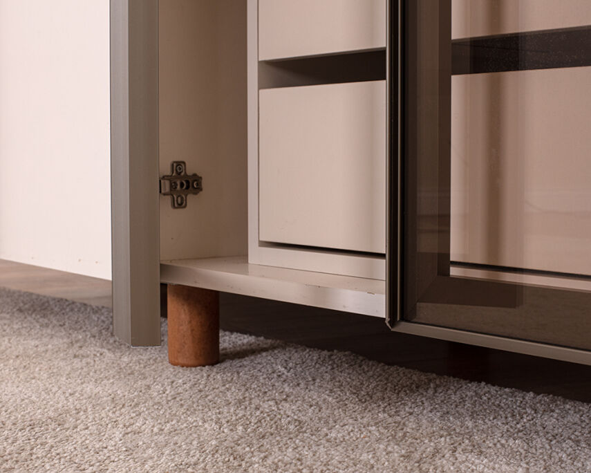 Vibe 4 Kapaklı Krem Gövde (2 Kapak Krem MDFLAM 2 Kapak Camlı) - 7