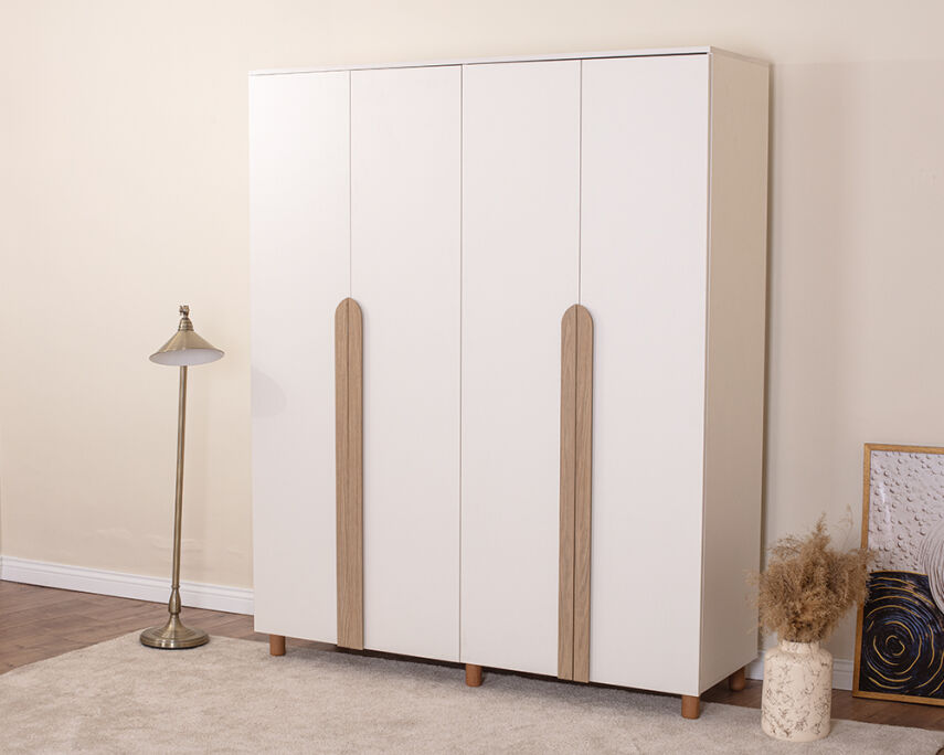 Vibe 4 Kapaklı Krem Gövde (Krem MDFLAM Kapak) - 2