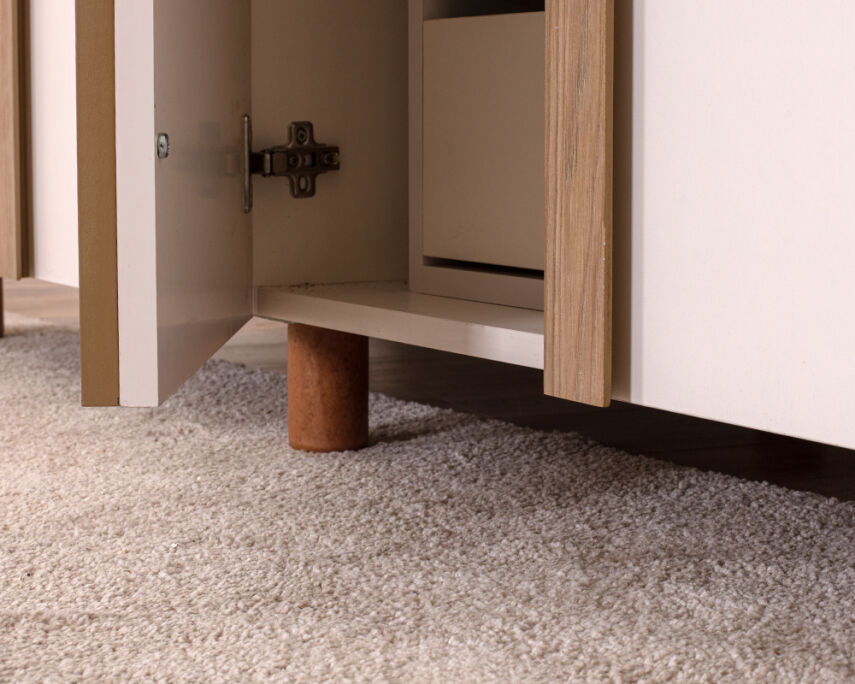 Vibe 4 Kapaklı Krem Gövde (Krem MDFLAM Kapak) - 7