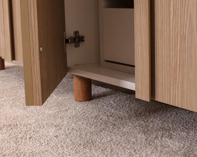 İtra 4 Kapaklı Krem Gövde (Meşe MDFLAM Kapak) - 8