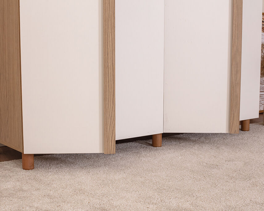 Vibe 4 Kapaklı Meşe Gövde (Krem MDFLAM Kapak) - 6