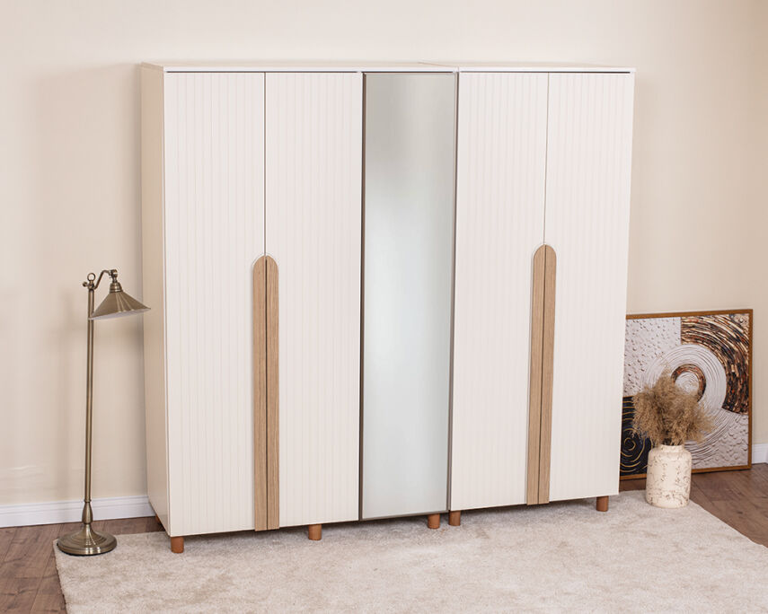 Vibe 5 Kapaklı Krem Gövde (4 Kapak Krem Lake 1 Kapak Aynalı) - 2