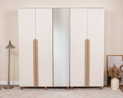 Vibe 5 Kapaklı Krem Gövde (4 Kapak Krem Lake 1 Kapak Aynalı) - 