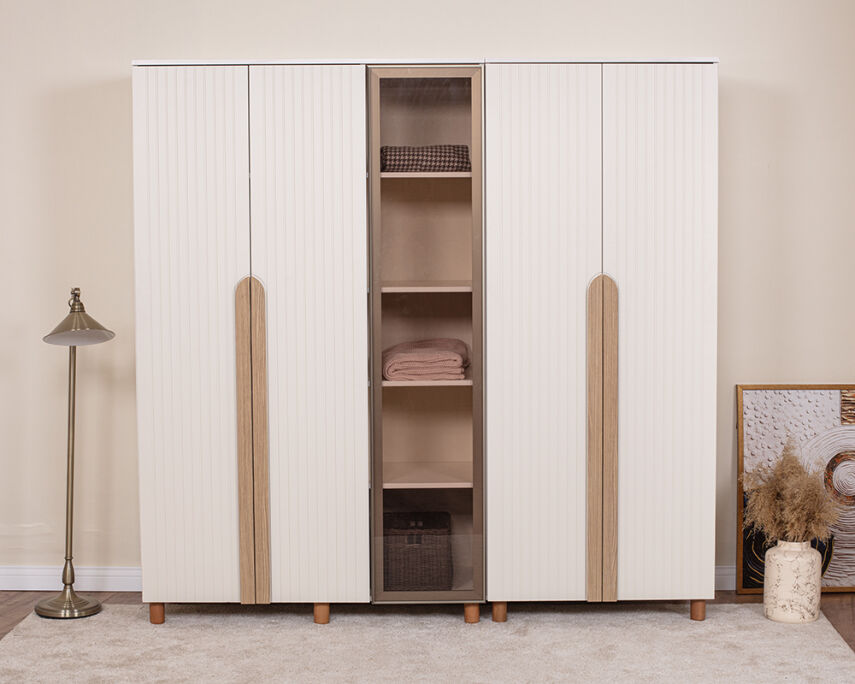 Vibe 5 Kapaklı Krem Gövde (4 Kapak Krem Lake 1 Kapak Camlı) - 1