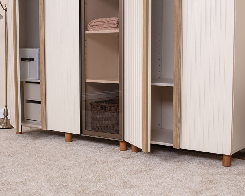 Vibe 5 Kapaklı Krem Gövde (4 Kapak Krem Lake 1 Kapak Camlı) - 4