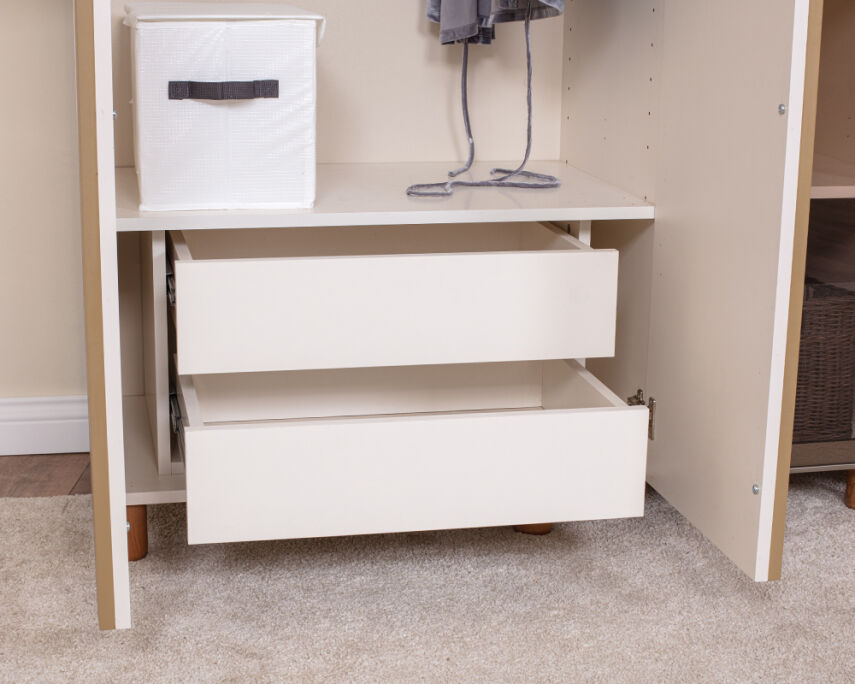 Vibe 5 Kapaklı Krem Gövde (4 Kapak Krem MDFLAM 1 Kapak Camlı) - 5