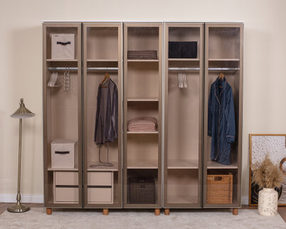 Vibe 5 Kapaklı Krem Gövde (Cam Kapak) - 