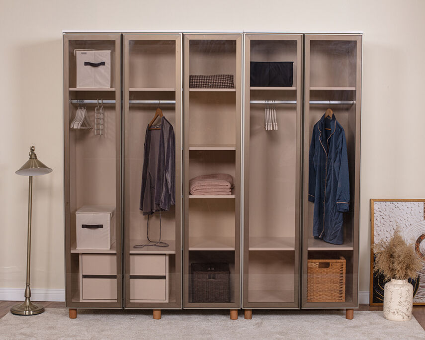 Vibe 5 Kapaklı Krem Gövde (Cam Kapak) - 