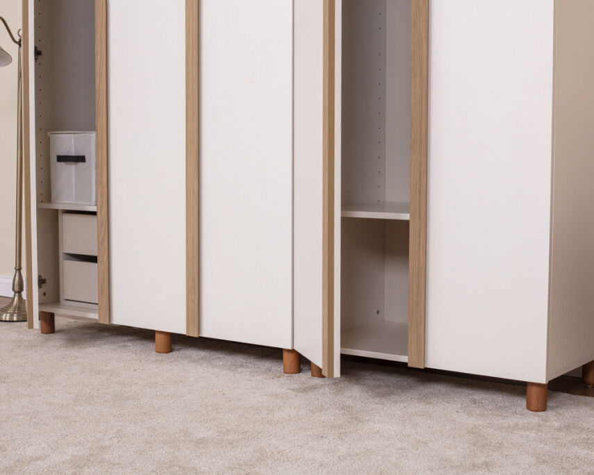 Vibe 5 Kapaklı Krem Gövde (Krem MDFLAM Kapak) - 4