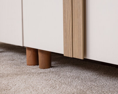 İtra 5 Kapaklı Gardırop Krem Gövde (Krem MDFLAM Kapak) - 6