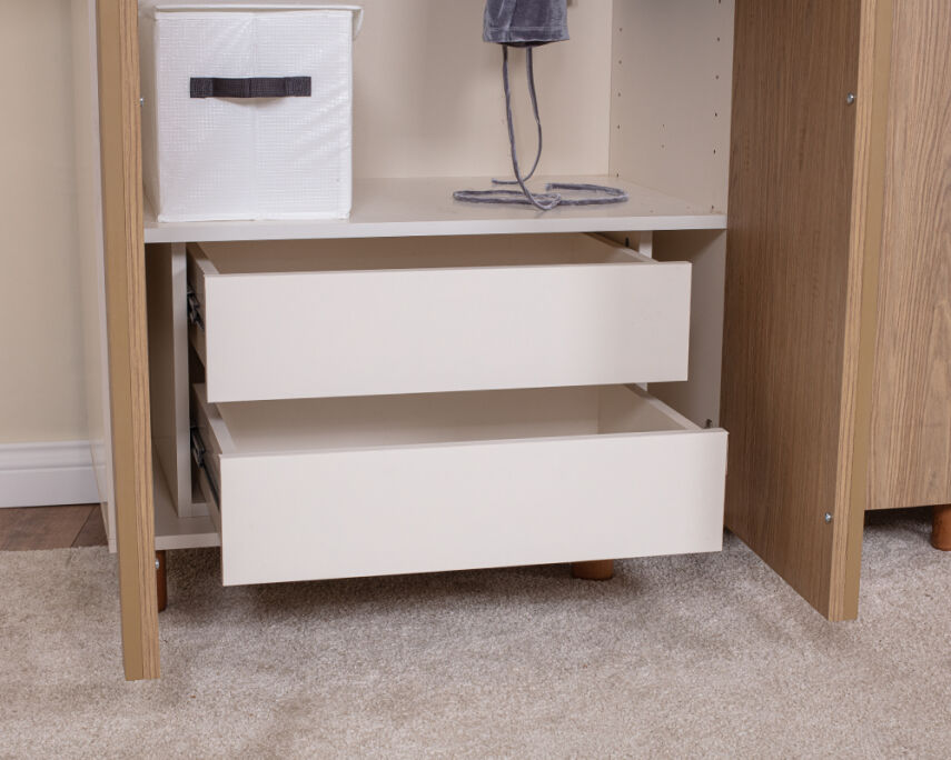 Vibe 5 Kapaklı Krem Gövde (Meşe MDFLAM Kapak) - 5