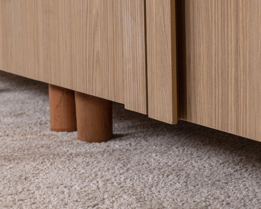 Vibe 5 Kapaklı Krem Gövde (Meşe MDFLAM Kapak) - 6