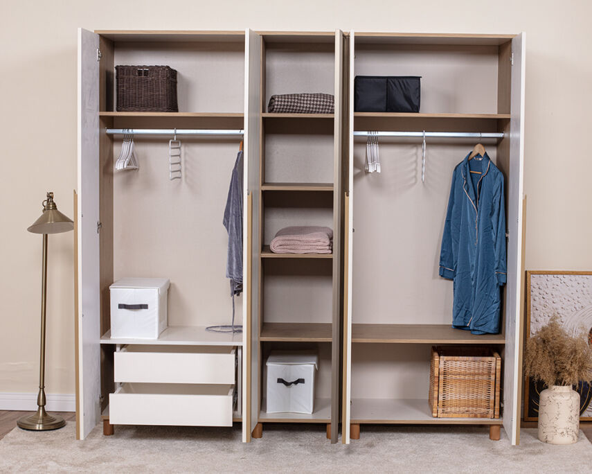 Vibe 5 Kapaklı Meşe Gövde (4 Kapak Krem Lake 1 Kapak Aynalı) - 3