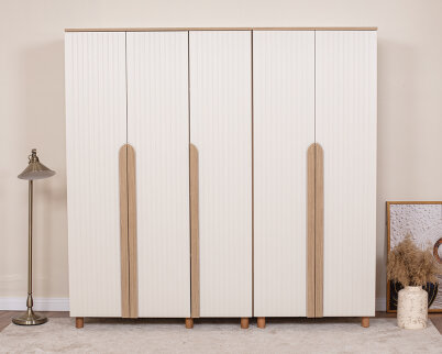 Vibe 5 Kapaklı Meşe Gövde (Krem Lake Kapak) - 