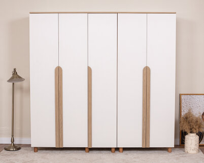 Vibe 5 Kapaklı Meşe Gövde (Krem MDFLAM Kapak) - 