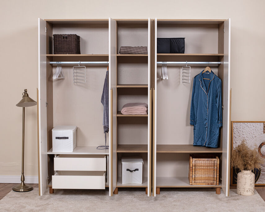 Vibe 5 Kapaklı Meşe Gövde (Krem MDFLAM Kapak) - 3