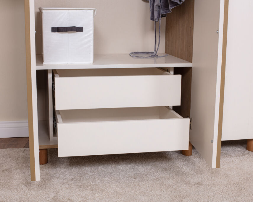 Vibe 5 Kapaklı Meşe Gövde (Krem MDFLAM Kapak) - 5