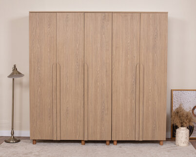 Vibe 5 Kapaklı Meşe Gövde (Meşe MDFLAM Kapak) - 