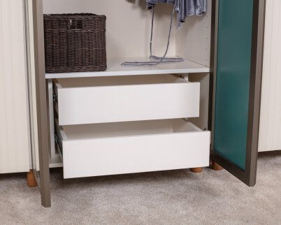 İtra 6 Kapaklı Krem Gövde (4 Kapak Krem Lake 2 Kapak Aynalı) - 5