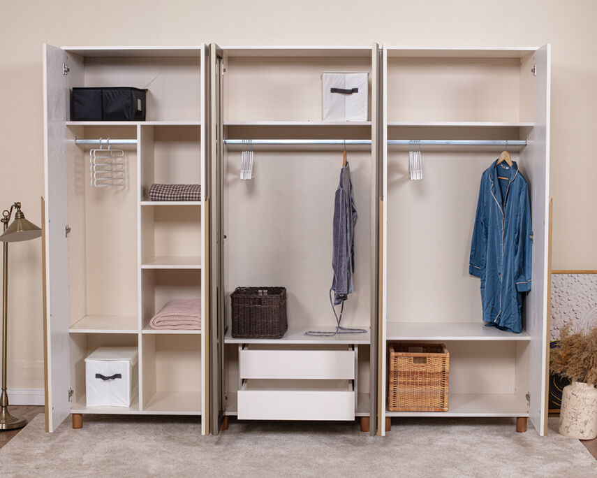 Vibe 6 Kapaklı Krem Gövde (4 Kapak Krem Lake 2 Kapak Camlı) - 3