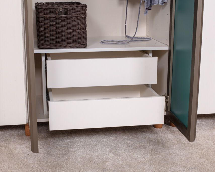 Vibe 6 Kapaklı Krem Gövde (4 Kapak Krem MDFLAM 2 Kapak Aynalı) - 5