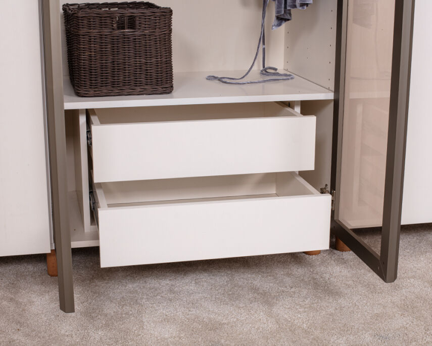 Vibe 6 Kapaklı Krem Gövde (4 Kapak Krem MDFLAM 2 Kapak Camlı) - 5