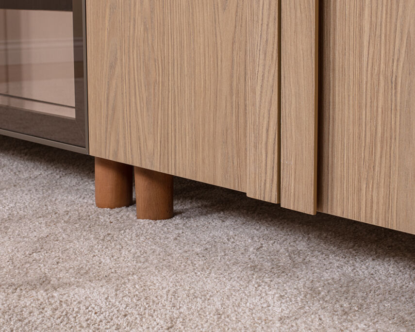 Vibe 6 Kapaklı Krem Gövde (4 Kapak Meşe MDFLAM 2 Kapak Camlı) - 6