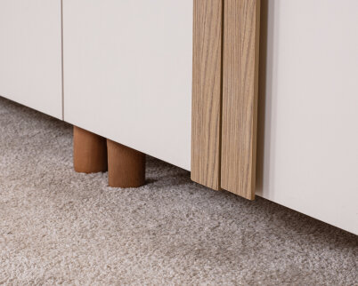 İtra 6 Kapaklı Gardırop Krem Gövde (Krem MDFLAM Kapak) - 6