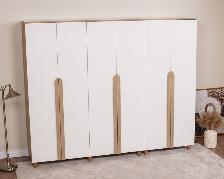 Vibe 6 Kapaklı Meşe Gövde ( Krem MDFLAM Kapak) - 2